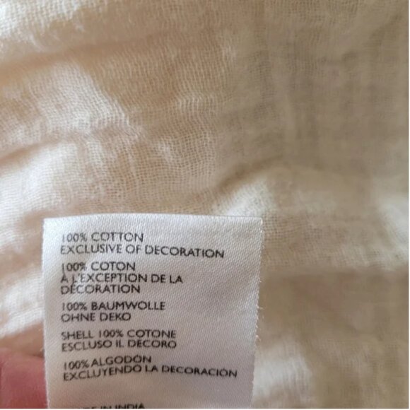 Free People Maxi Midi Dress white red size M - Picture 7 of 8